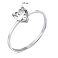 Серебряное кольцо Сердце с фианитом (арт. 7501/618кп) – изображение 2