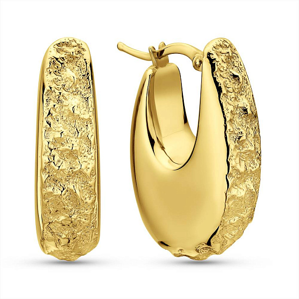 Золотые массивные сережки Francelli (арт. е1091806/20ж) – изображение 1