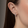 Серьги из белого золота с бриллиантами (арт. С011323020б) – изображение 2