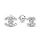 Серьги-пусеты из золота с бриллиантами (арт. С341540015б) – изображение 1