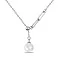 Серебряное колье с жемчугом (арт. 7507/2134жб) – изображение 1