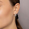Серьги из белого золота с бриллиантами (арт. С011263010б) – изображение 3