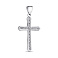Серебряный крестик с фианитами (арт. 7503/3989) – изображение 1