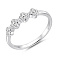 Серебряное кольцо Цветы с фианитами (арт. 7501/8540) – изображение 1