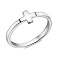 Серебряное кольцо без камней (арт. 7501/506кп) – изображение 1