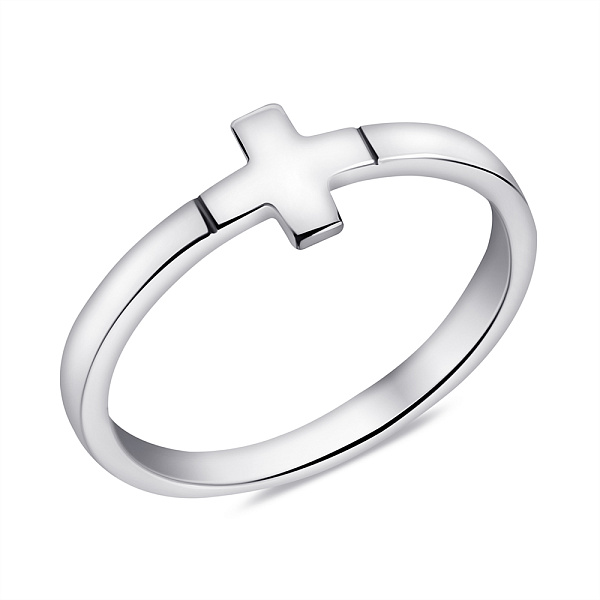 Серебряное кольцо без камней (арт. 7501/506кп) – изображение 1