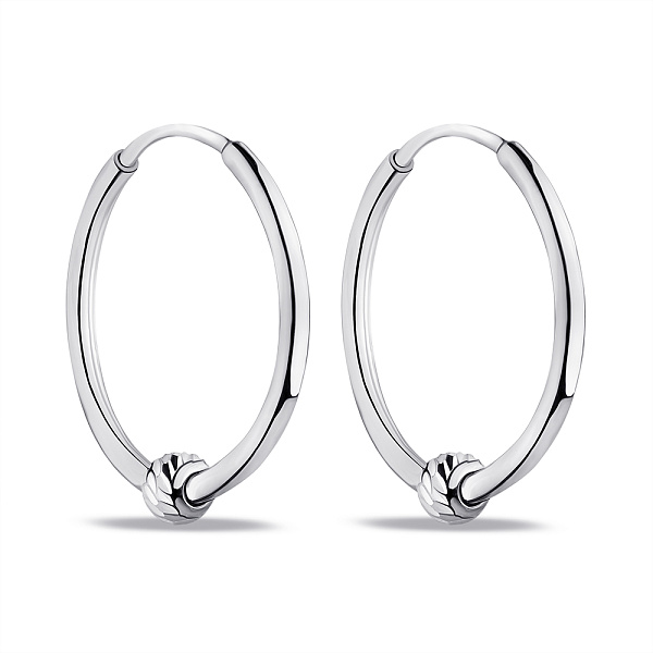 Серебряные серьги-кольца (арт. 7502/1-5002.0.3) – изображение 1