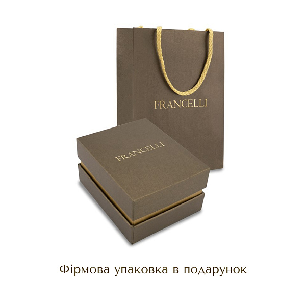Золотые серьги Francelli (арт. е1091989ж) – изображение 5