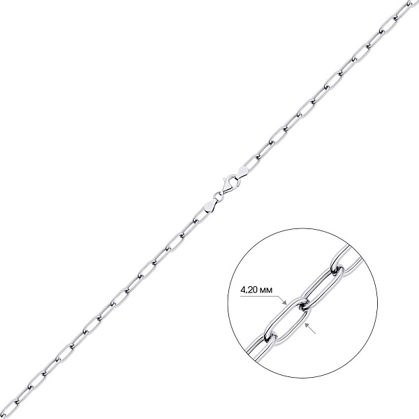 Серебряная цепочка плетения Якорное (арт. 7508/1303) – изображение 2