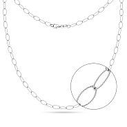 Фото Серебряное колье с родированием Trendy Style (арт. 7507/1381)