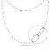 Серебряное колье с родированием Trendy Style (арт. 7507/1381) – изображение 1