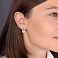 Золотые серьги с эмалью Бабочки (арт. 2109533101) – изображение 2