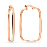 Золоті сережки квадратної форми (арт. 108890/25)
