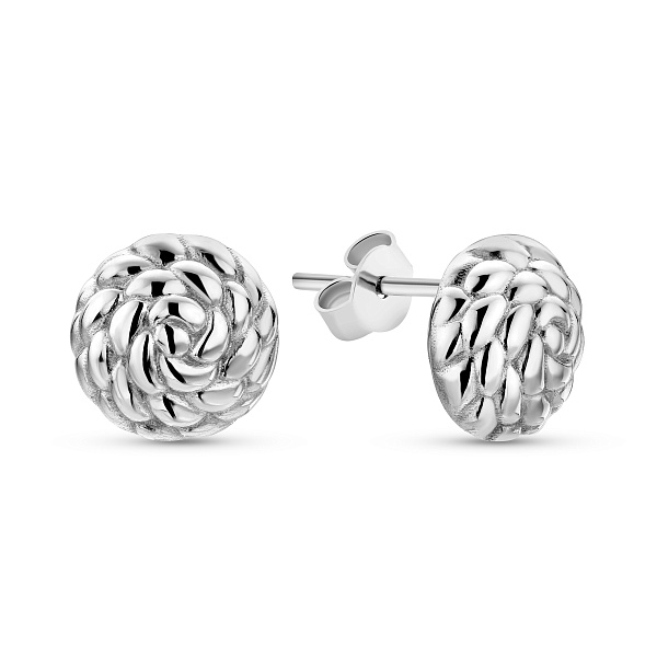 Серьги из белого золота (арт. 1101119б) – изображение 1