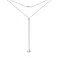 Серебряное колье-галстук с шариками (арт. 7507/2251) – изображение 2