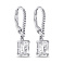 Сережки зі срібла з фіанітами (арт. 7502/4902) – зображення 1