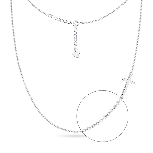 Серебряное колье без камней Trendy Style (арт. 7507/1201) – изображение 1