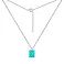 Серебряное колье с альпинитом (арт. 7507/1566аз) – изображение 2