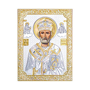 Фото Ікона Миколай Чудотворець (124х164 мм) (арт. P-4/003G/K.SC)