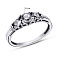 Серебряное кольцо с фианитами (арт. 7901/1204) – изображение 2