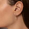 Золотые серьги с фианитами (арт. 110556) – изображение 2