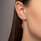 Серьги из красного золота (арт. 1091591) – изображение 2