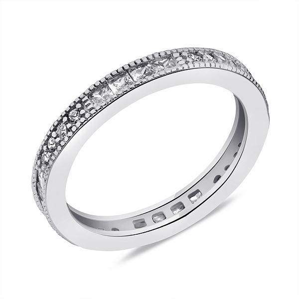 Серебряное кольцо с фианитами (арт. 7501/6587) – изображение 1