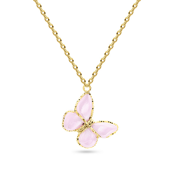 Золотое колье Francelli с керамикой (арт. 352369жкмр) – изображение 1