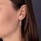 Золотые серьги с цепочкой (арт. 1091085ж) – изображение 2
