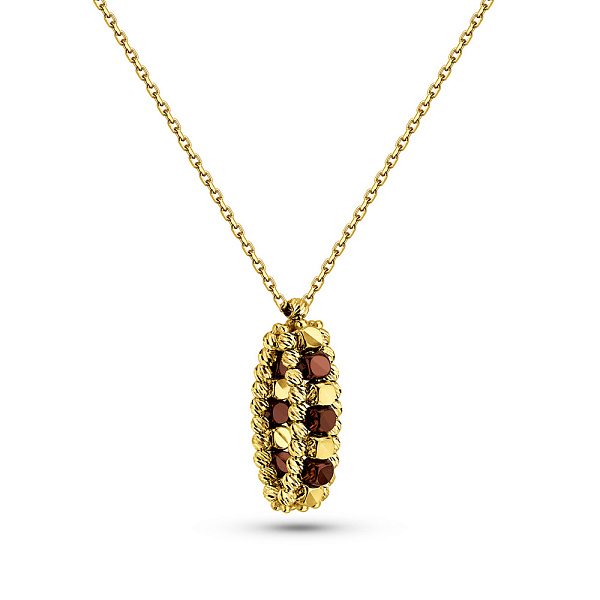 Золотое колье Francelli (арт. 352943жкр) – изображение 1