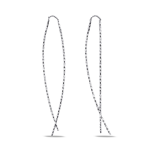 Серебряные серьги-протяжки (арт. 7502/С2/2005) – изображение 1