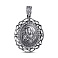 Серебряная ладанка иконка Божья Матерь (арт. 7917/0323-ч) – изображение 1