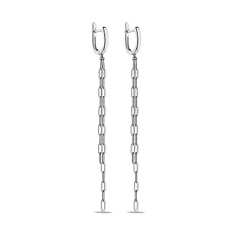 Фото Серебряные серьги-подвески Trendy Style (арт. 7502/9300)