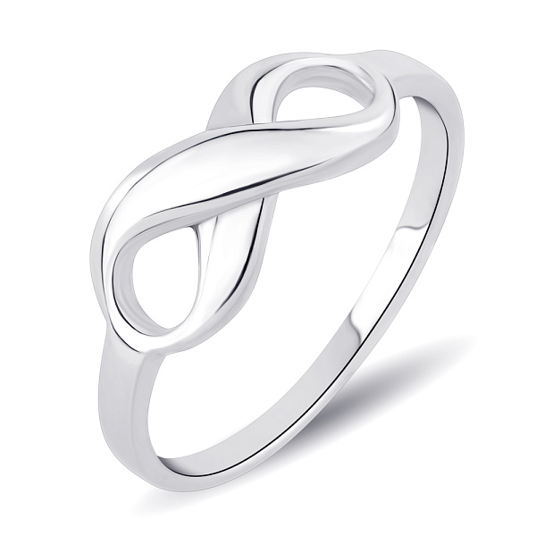 Серебряное кольцо "Бесконечность" (арт. 7501/6078) – изображение 1