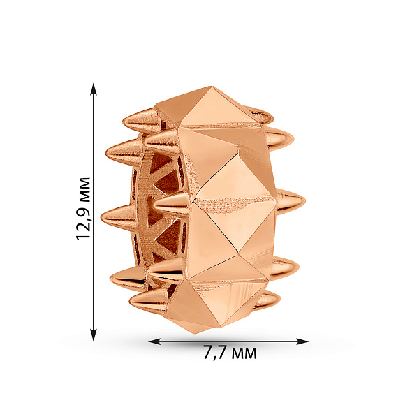 Подвеска из красного золота (арт. 424956) – изображение 5