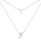 Серебряное колье с подвеской сердце (арт. 7507/2516) – изображение 3