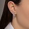 Серьги-кольца из серебра без камней (арт. 7502/10185/20) – изображение 2