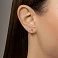 Серьги-кольца из красного золота с греческим орнаментом Олимпия (арт. 110915) – изображение 2