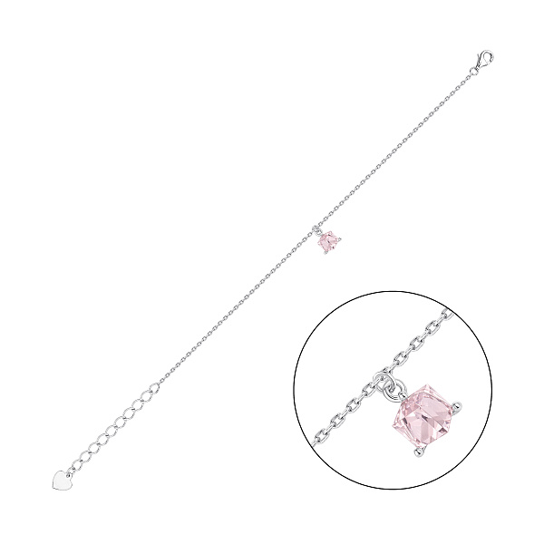 Серебряный браслет с альпинитом (арт. 7509/95503883ар) – изображение 1