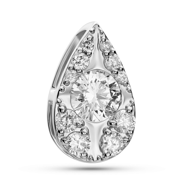 Золотой кулон с бриллиантами (арт. П341700020б) – изображение 1