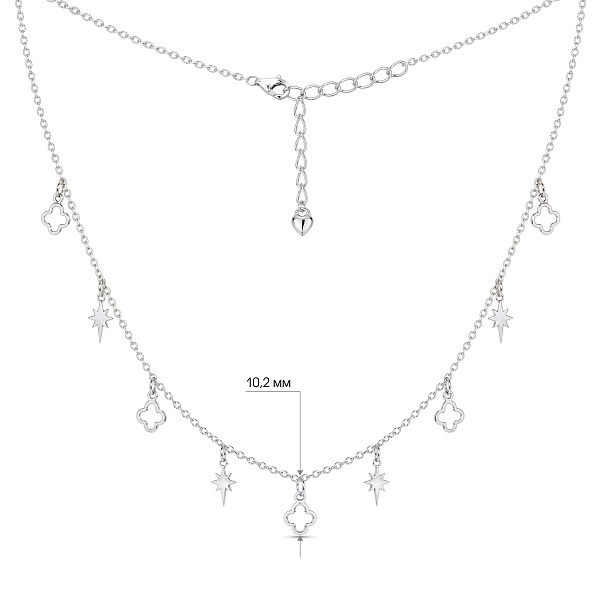 Серебряное колье (арт. 7507/2577) – изображение 3