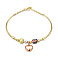 Браслет із жовтого золота з емаллю (арт. 323095жкбекчП1) – зображення 1