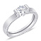 Серебряное кольцо с фианитами (арт. 7501/4180) – изображение 1