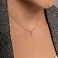Золотое колье с крестиком с бриллиантами (арт. Ц011279005б) – изображение 3
