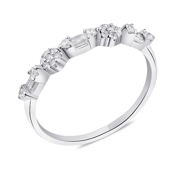 Серебряное кольцо с фианитами (арт. 7501/6224) – изображение 1