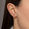 Серьги-кольца из красного золота (арт. 109807/15) – изображение 2