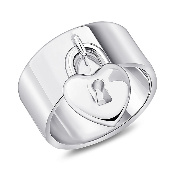 Кольцо из серебра с подвеской (арт. 7501/8184) – изображение 1