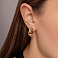Серьги из красного золота без камней (арт. 108428) – изображение 2