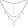 Серебряное колье с фианитами Trendy Style (арт. 7507/1922) – изображение 2