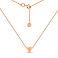 Золотое колье Сердечко (арт. 360157/2) – изображение 4